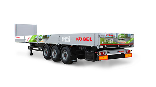 Pojazdy z nadwoziem platformowym Kögel