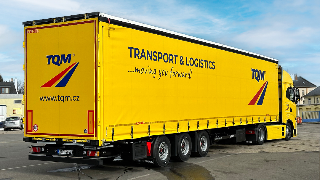 High-quality, robust and efficient: TQM expands its fleet with additional Kögel Mega trailers.
