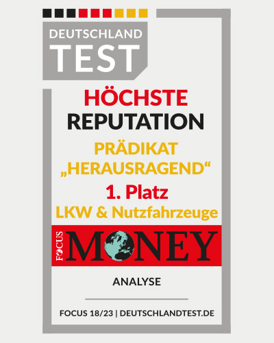 Highest reputation in Focus' Germany test