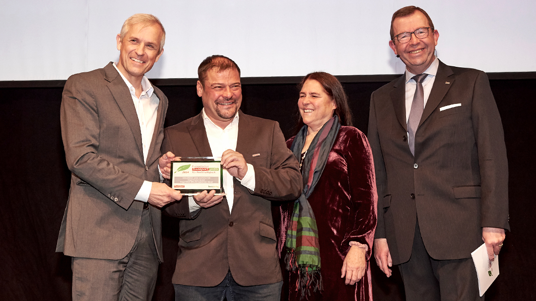 Kögel Multi Container Stop gana el Premio Europeo de Transporte a la Sostenibilidad 2024.